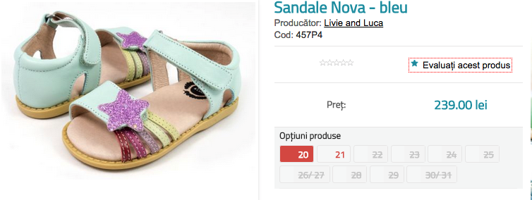 Sandale fetite Nova 